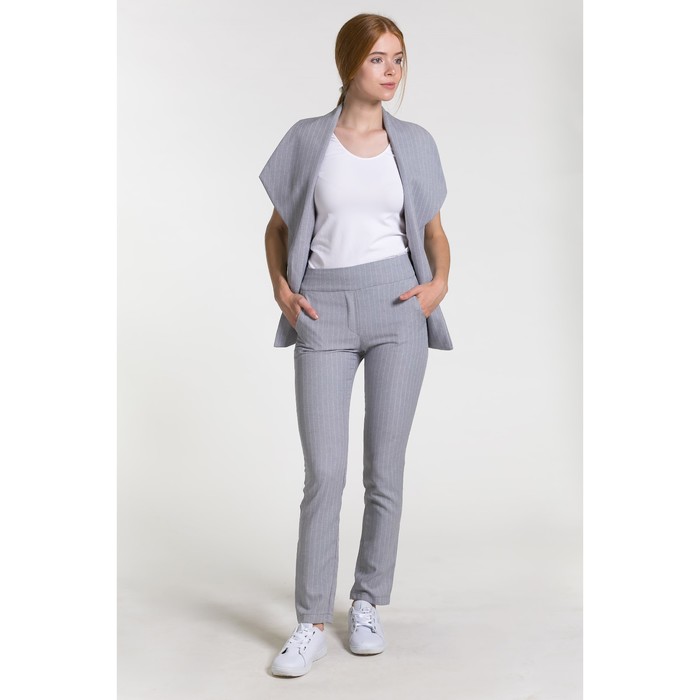 Костюм женский (жилет, брюки) 01 цвет серый, р-р 42