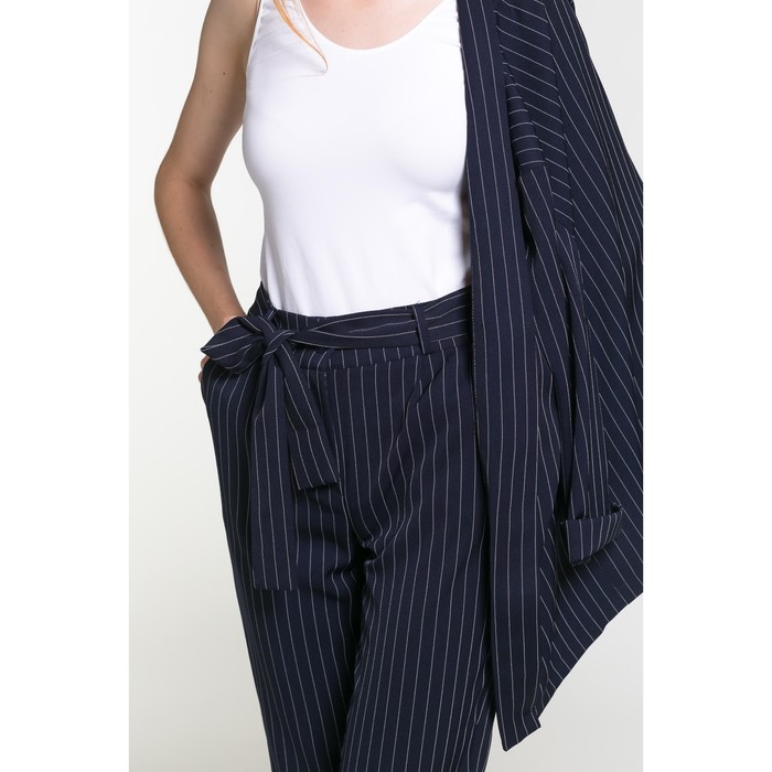 Костюм женский (пиджак, брюки) 200а, цвет синий, р-р 42