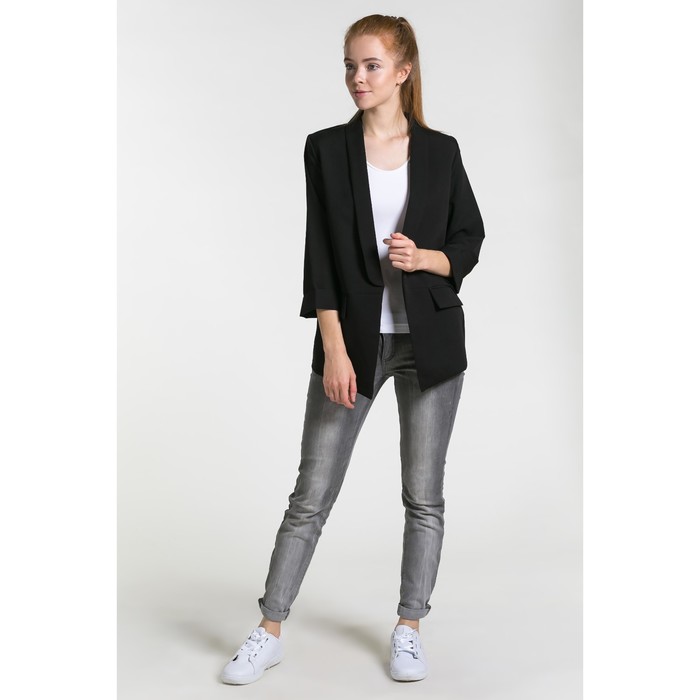 Пиджак женский 90 цвет чёрный, р-р 46