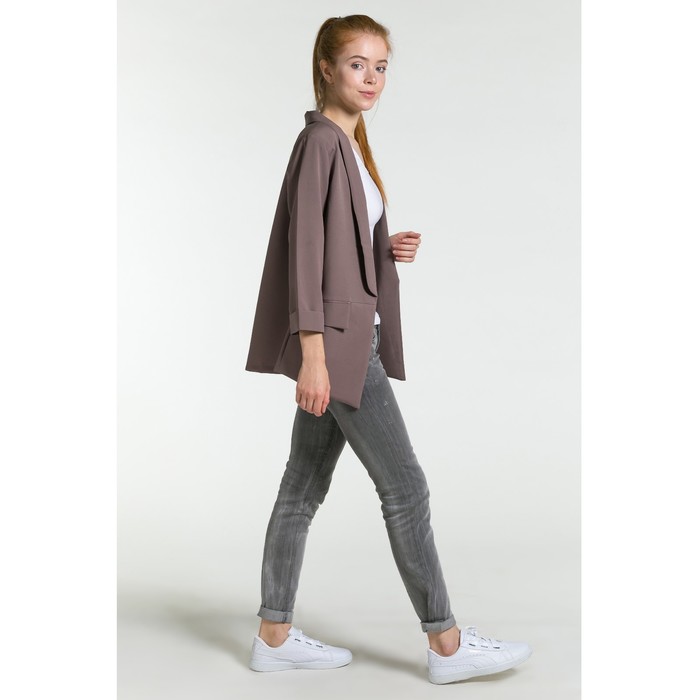 Пиджак женский 90а цвет коричневый, р-р 42