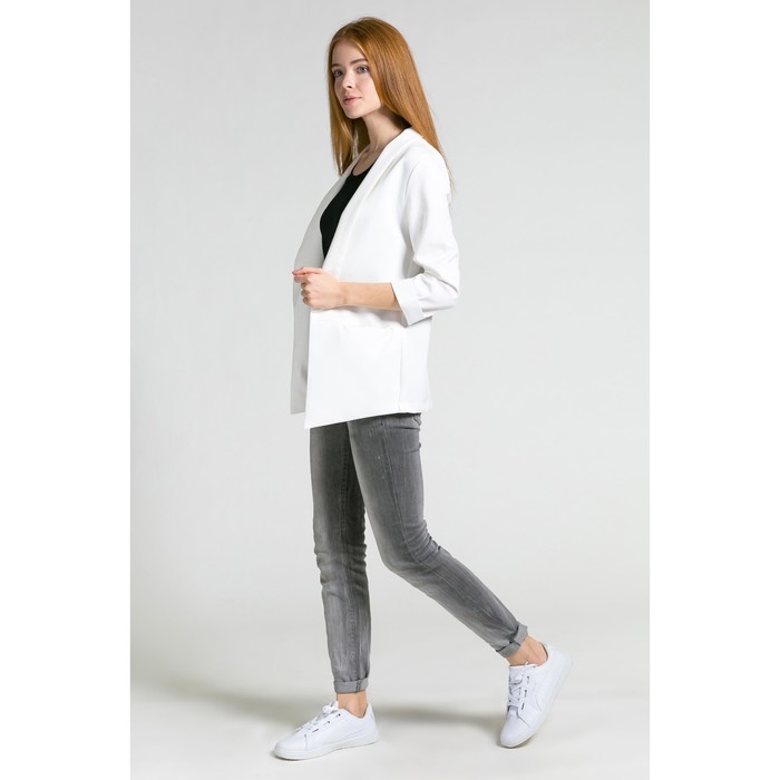 Пиджак женский 90в цвет белый, р-р 42