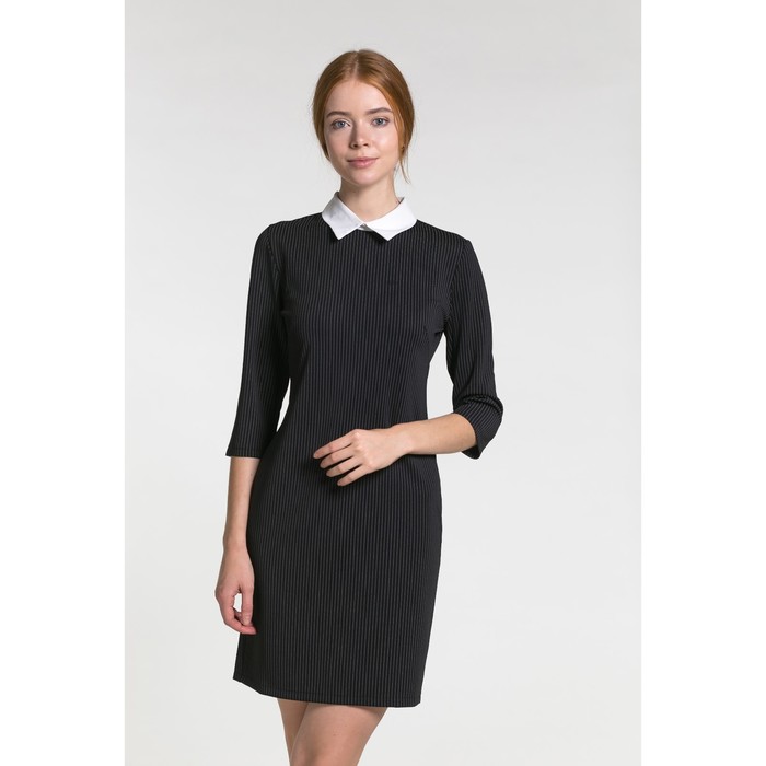 Платье женское 03а цвет чёрный, р-р 44