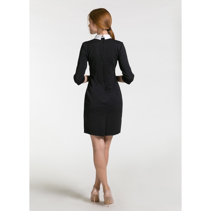 Платье женское 03а цвет чёрный, р-р 48