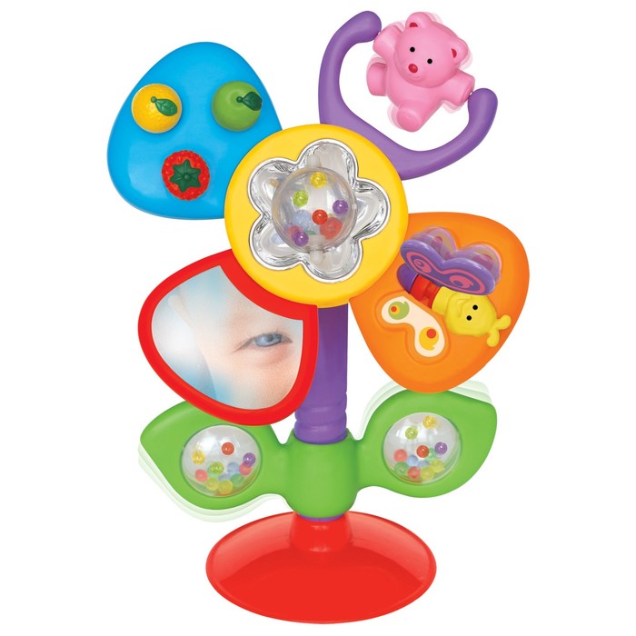 Развивающая игрушка на присоске «Цветок» на русском языке Kiddieland