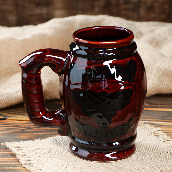 Кружка пивная "Лучшее пиво" 1,1 л