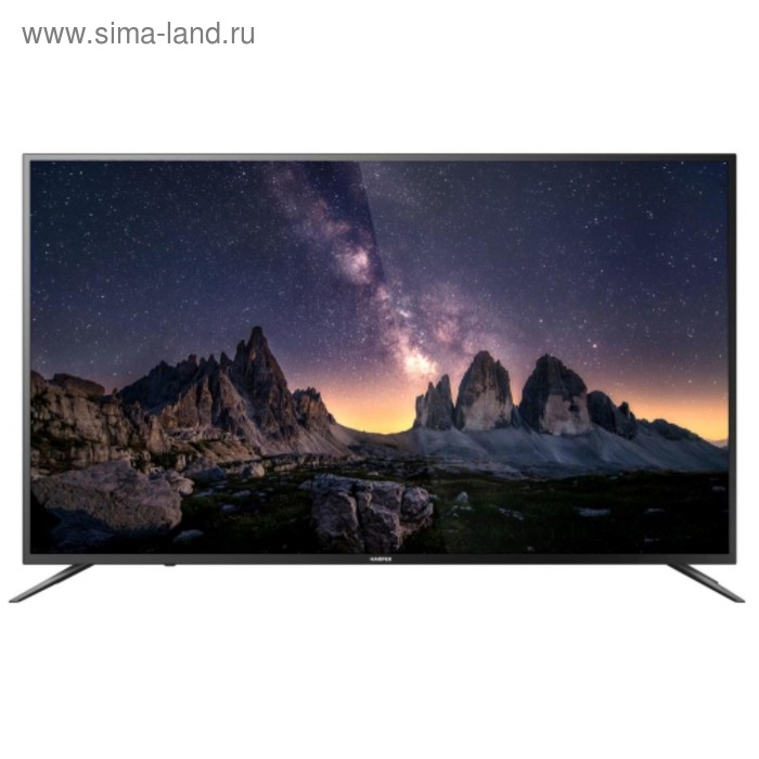 Телевизор Harper 65U750TS 65 3840x2160/DVB-C/T2/S2/3xHDMI/2xUSB/Smart TV черный