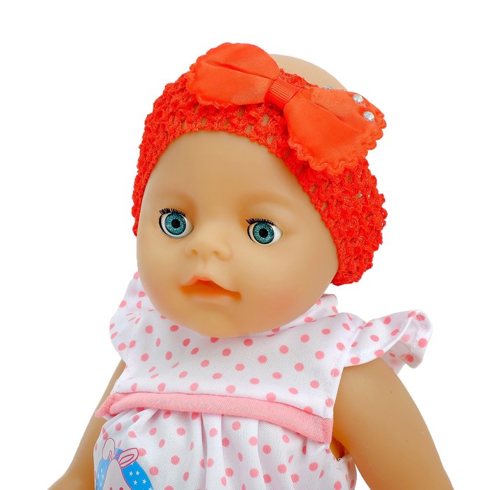 Повязка и носочки для пупса «Клубничка»