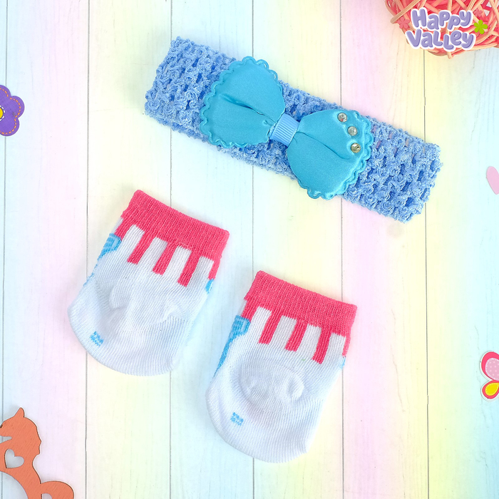 Повязка и носочки для пупса «Ботинки»