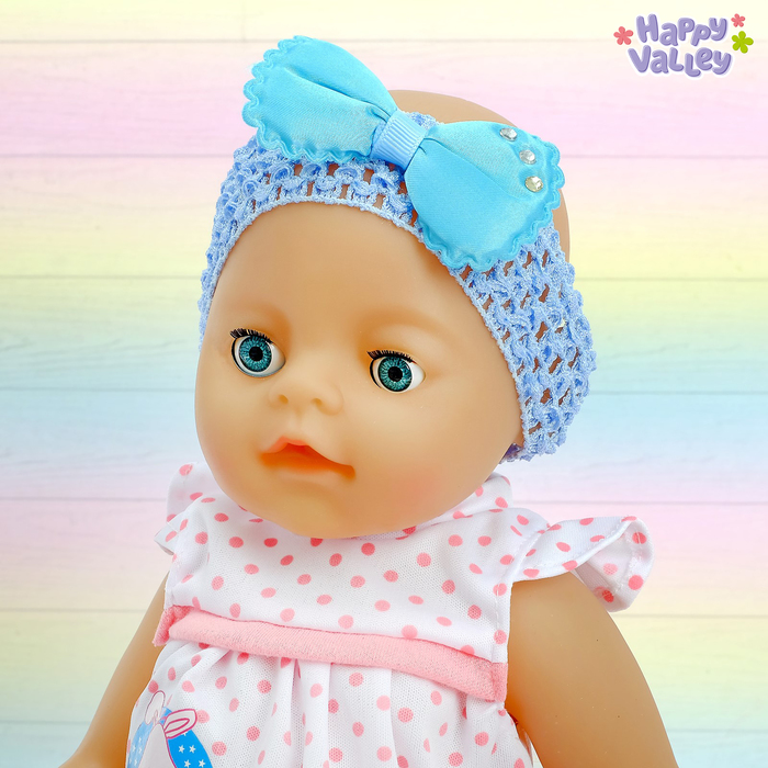 Повязка и носочки для пупса «Ботинки»