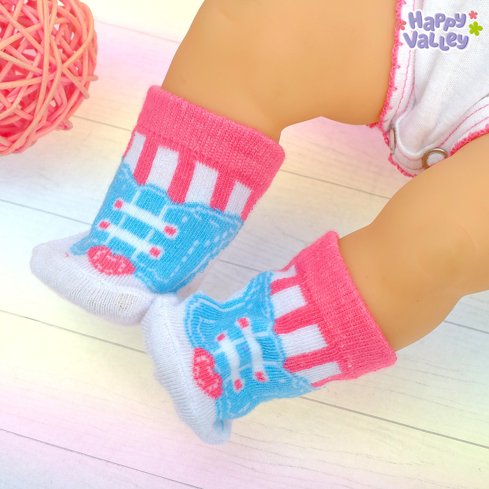 Повязка и носочки для пупса «Ботинки»