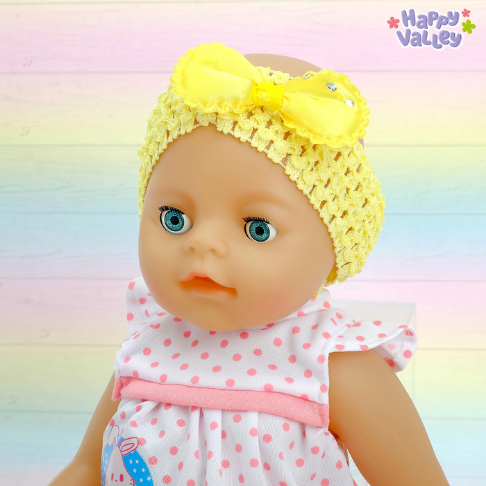 Повязка и носочки для пупса «Принцесса»