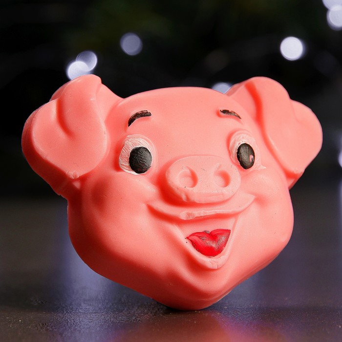 Мыло фигурное "Хрюшка" розовая 90гр