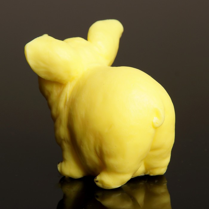 Мыло фигурное "Свинка стоит" жёлтая75гр