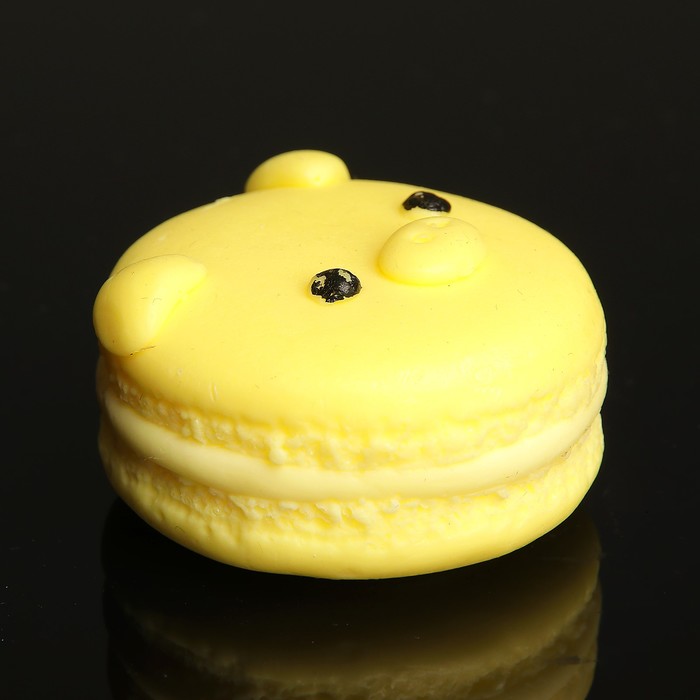 Мыло фигурное "Свинка-макарон" жёлтая 45гр