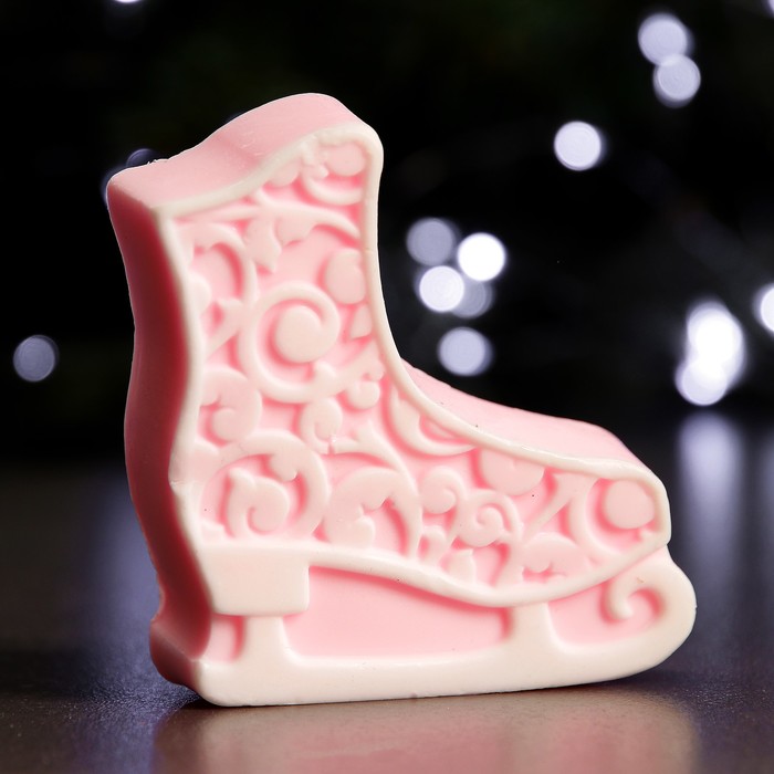 Мыло фигурное "Конек ажурный" розовый 100гр