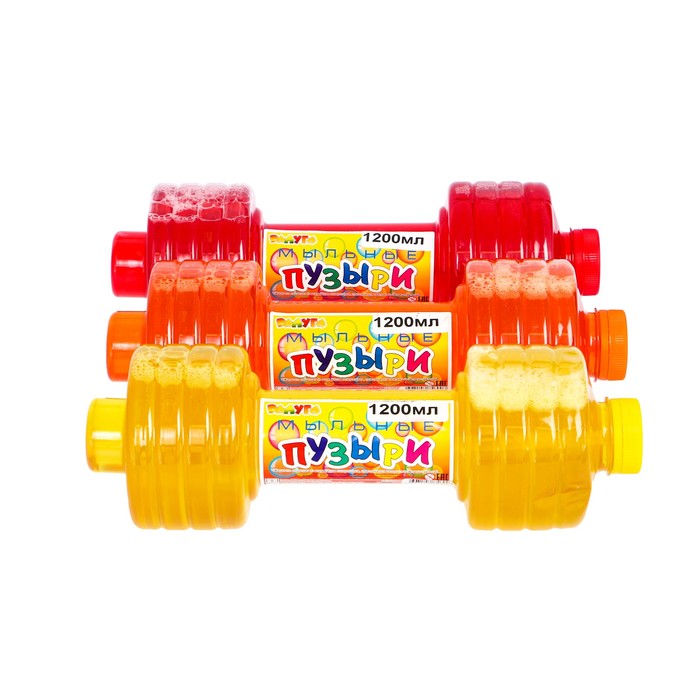 Мыльные пузыри «Гантель» 1200 мл, МИКС