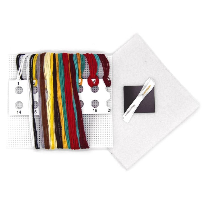 Вышивка крестиком Cross Art "Совушка с подарками", подвеска и магнит