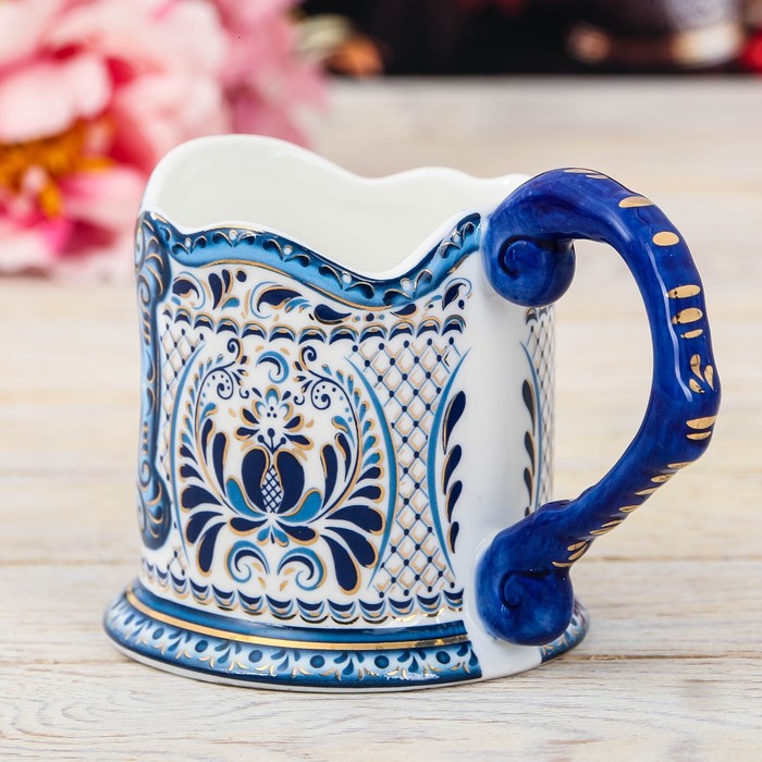 Подстаканник гжель "Любимый муж"