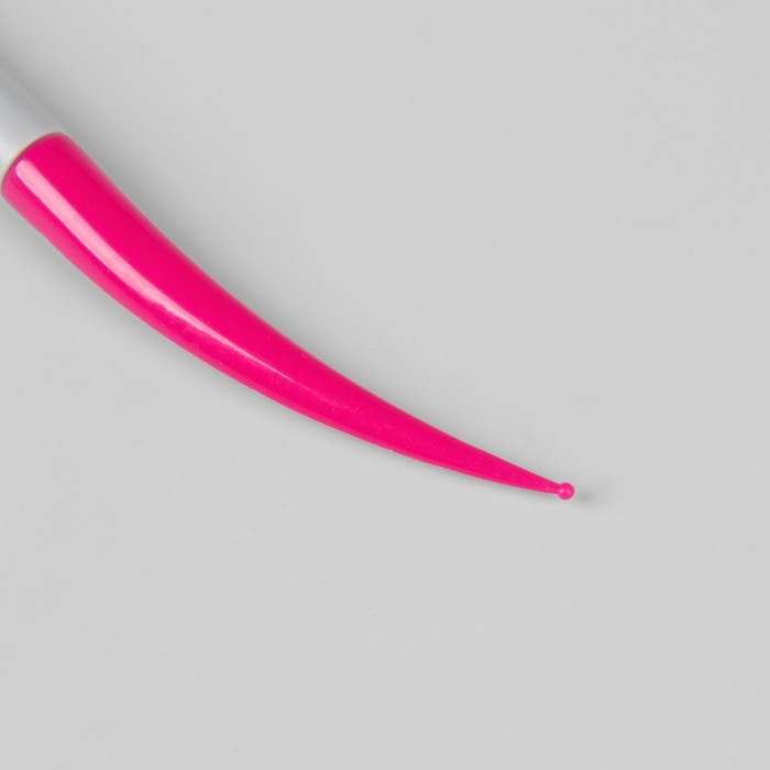 Дотс двусторонний, изогнутый, 14,2см, d=0,1/0,15см, цвет МИКС