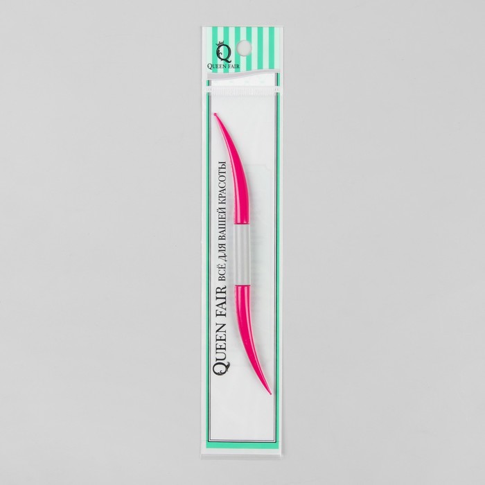 Дотс двусторонний, изогнутый, 14,2см, d=0,1/0,15см, цвет МИКС