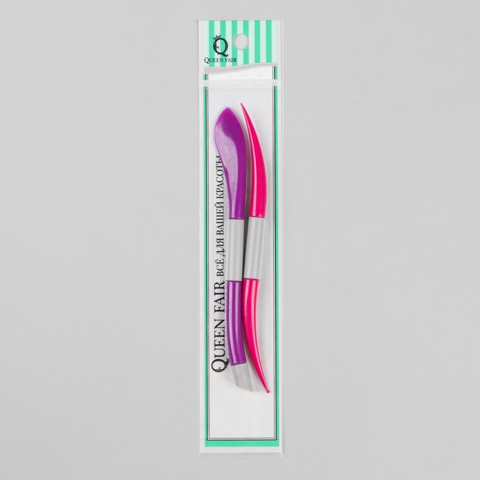 Набор для маникюра: дотс, 14,2см, d=0.1/0.15см, пушер, 14,2(±0,5)см, цвет МИКС