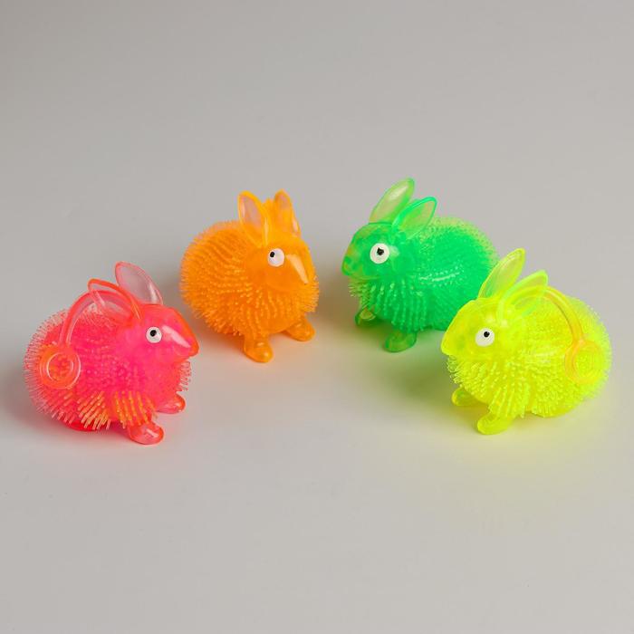 Мялка с гидрогелем "Зайка", цвета МИКС