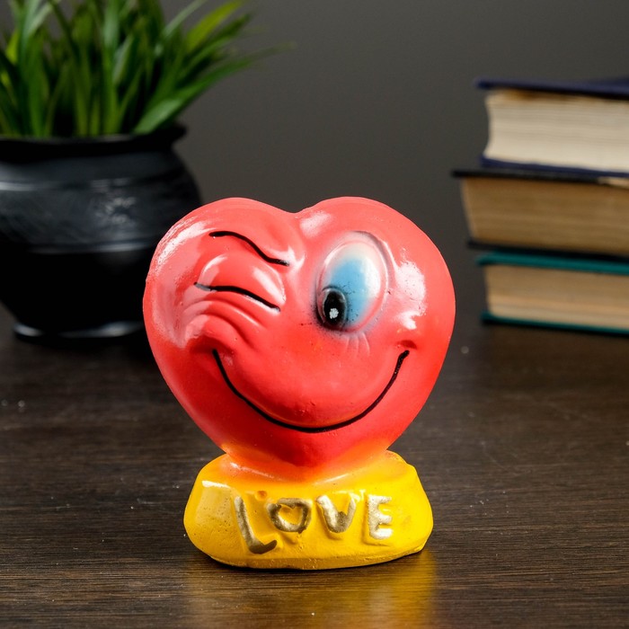 Копилка "Сердце" 12х10см