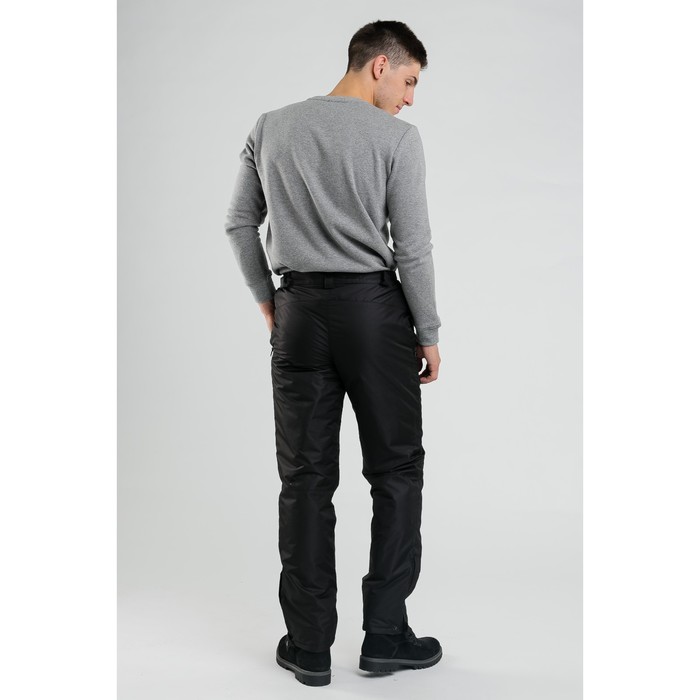 Брюки мужские утепленные СЗ-7002 цвет чёрный, р-р 60-62
