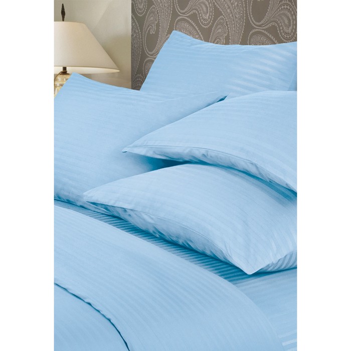 КПБ Sky 1.5 сп, 180×215 см, 148×215 см, 70×70 см-2 шт., страйп-сатин