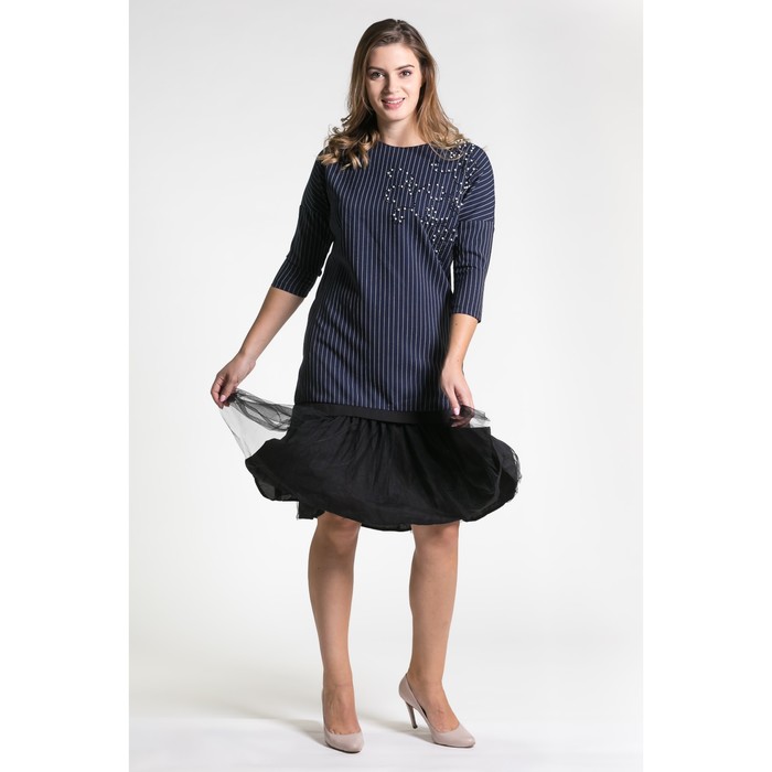 Платье женское 146 цвет синий, р-р 56