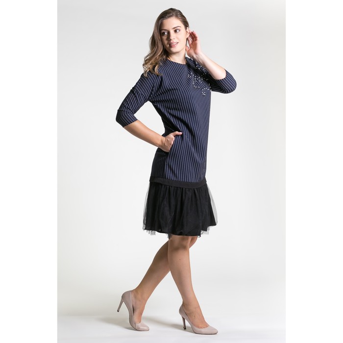 Платье женское 146 цвет синий, р-р 56