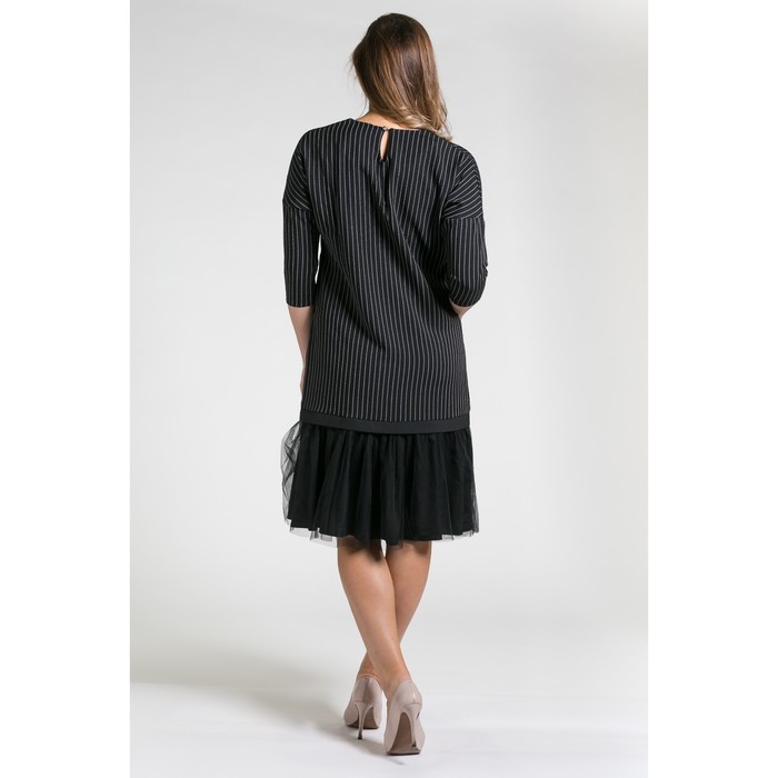 Платье женское 146 цвет чёрный, р-р 52