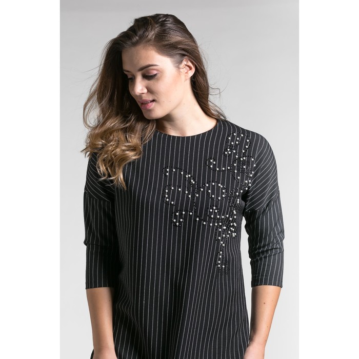 Платье женское 146 цвет чёрный, р-р 52