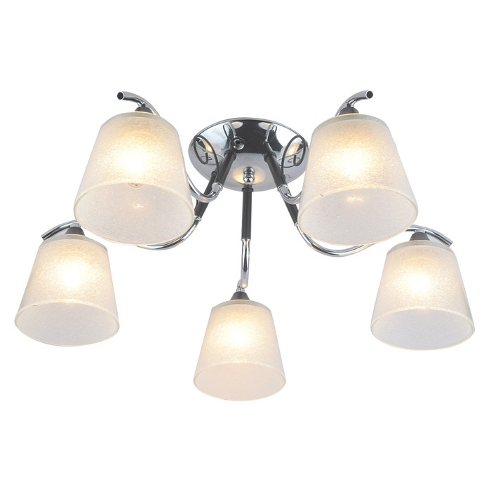 Люстра "Этнис" 3xE27 60Вт хром-черный