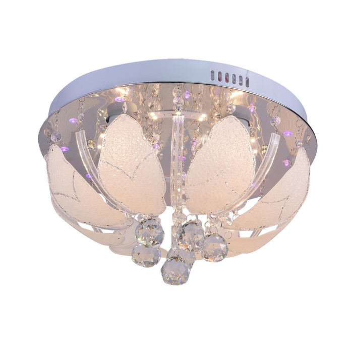 Люстра с пультом ДУ "Азали" 3х60Вт E27 хром d.35см.