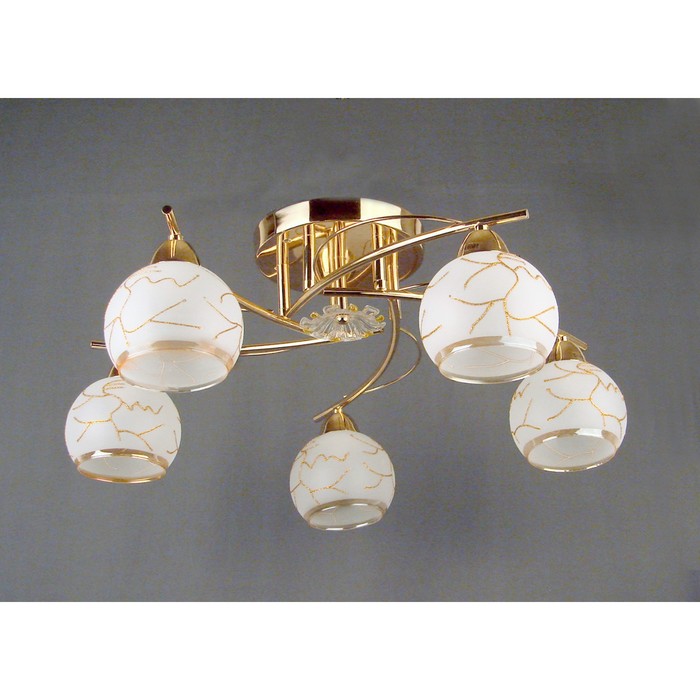 Люстра "Алиста" 5x60Вт E14 золото