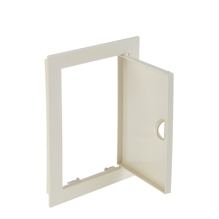 Лючок ревизионный TDM SQ1807-0429, с ручкой, 150х200 мм, цвет "Слоновая кость"