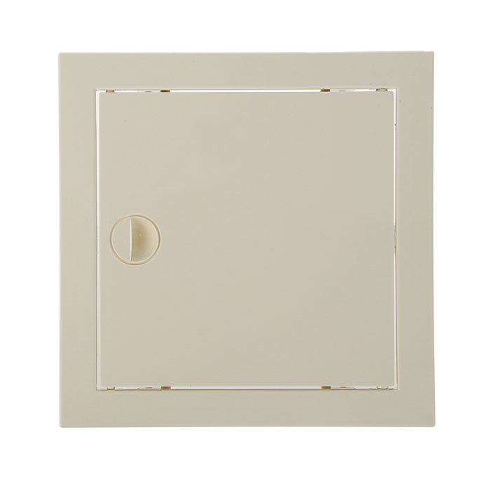 Лючок ревизионный TDM SQ1807-0430, с ручкой, 200х200 мм, цвет "Слоновая кость"