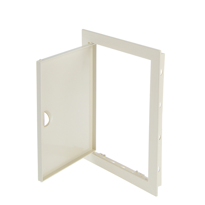 Лючок ревизионный TDM SQ1807-0431, с ручкой, 200х250 мм, цвет "Слоновая кость"