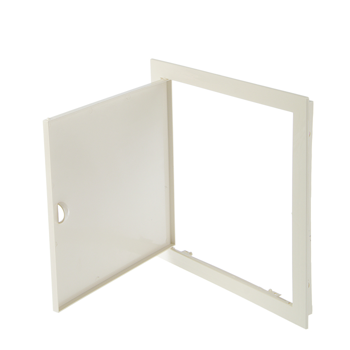 Лючок ревизионный TDM SQ1807-0434, с ручкой, 300х300 мм, цвет "Слоновая кость"