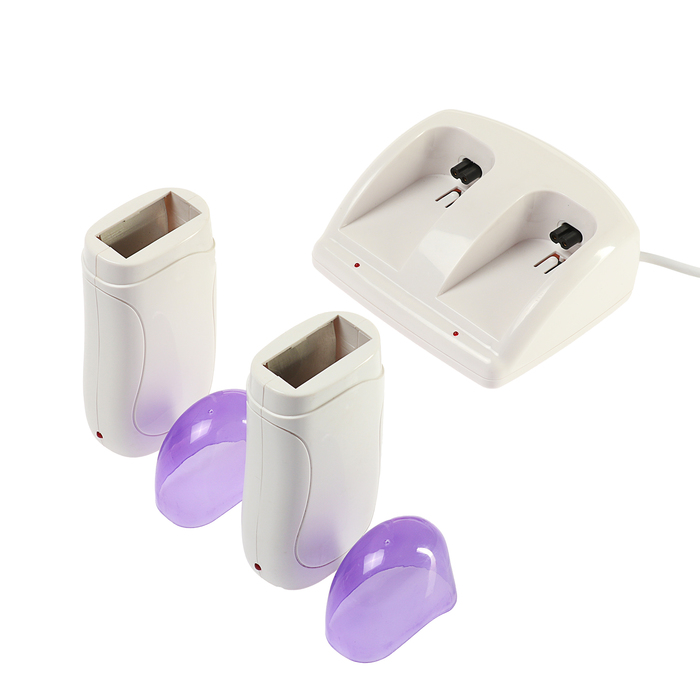 Воскоплав кассетный Luazon LVPL-05, 2 кассеты х 40 Вт., на базе, 2x100 мл, белый