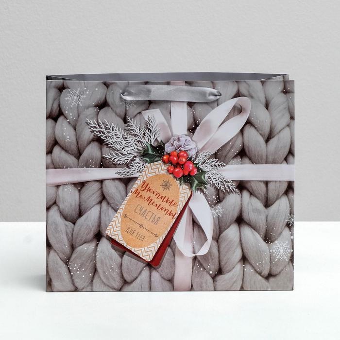 Пакет ламинированный горизонтальный «Уютные моменты», 18 × 23 × 8 см