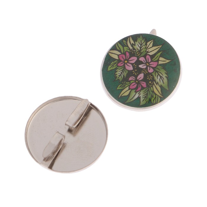 Набор брадсов для скрапбукинга Рукоделие "Цветочки" 6 шт