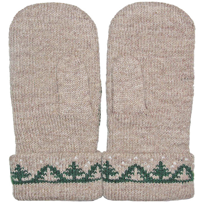 Варежки женские М24 цвет бежевый, р-р 18