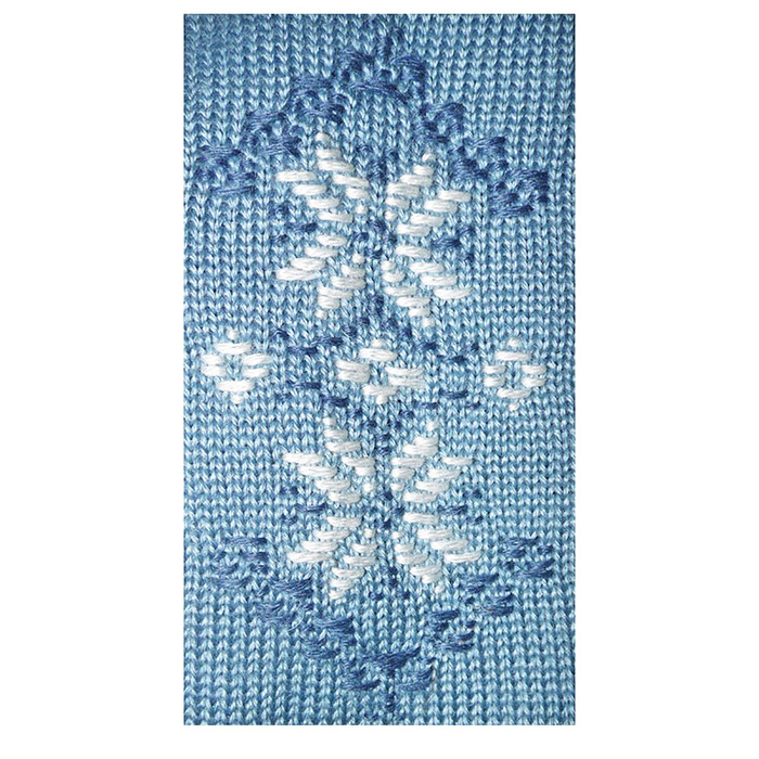 Варежки женские М01 цвет голубой, р-р 18