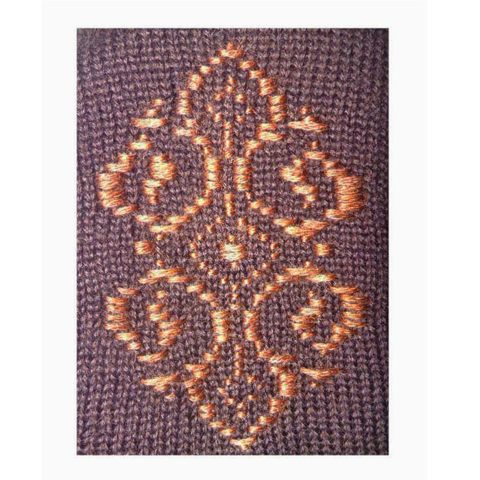 Варежки женские М01 цвет коричевый, р-р 18