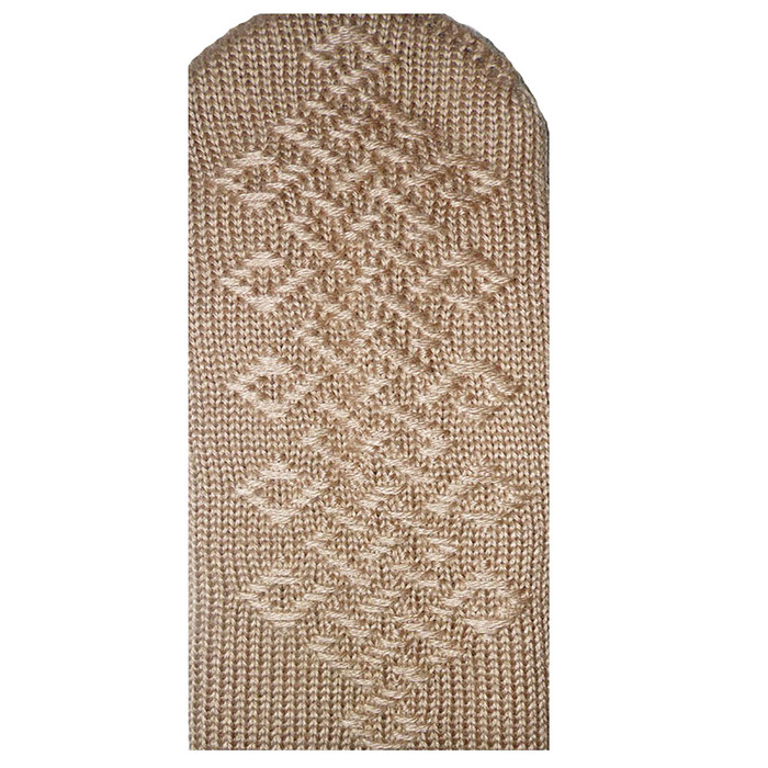 Варежки женские М02 цвет бежевый, р-р 18