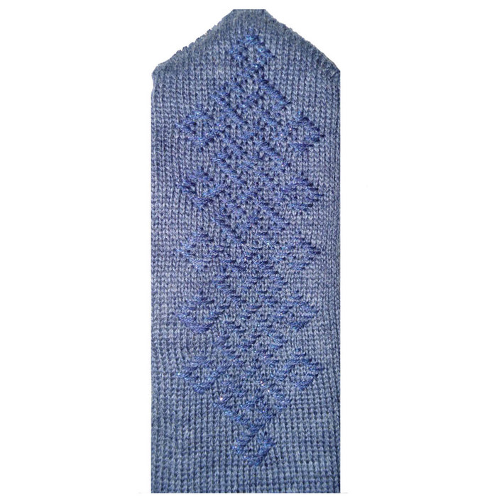 Варежки женские М02 цвет джинс, р-р 18