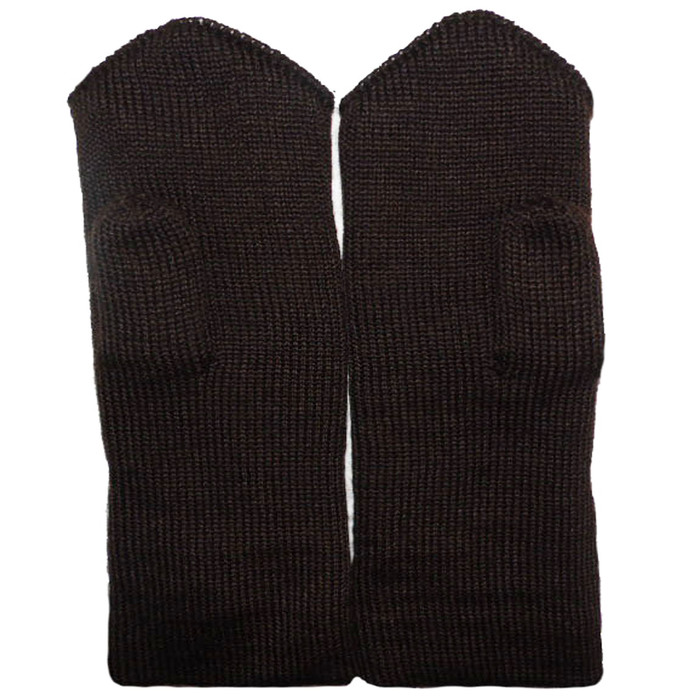 Варежки женские М02 цвет коричевый, р-р 18