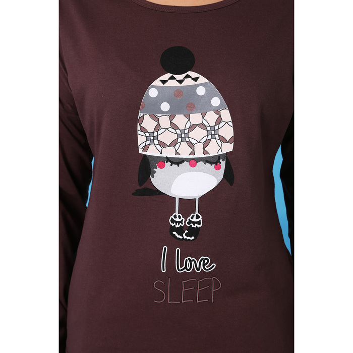 Комплект женский (джемпер, брюки) Радуга цвет шоколад, р-р 48